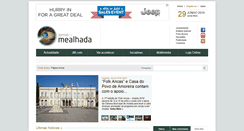 Desktop Screenshot of jornaldamealhada.com